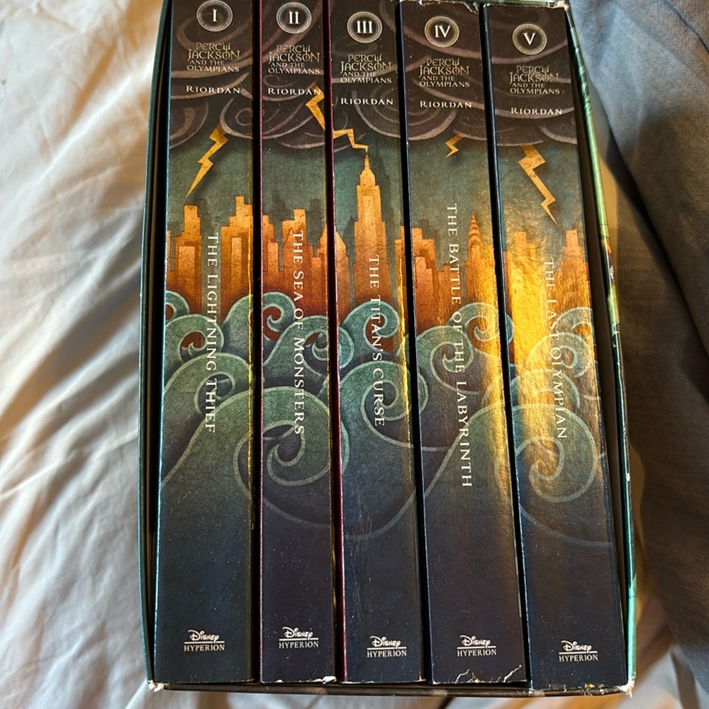 Percy Jackson complete set books 1-5